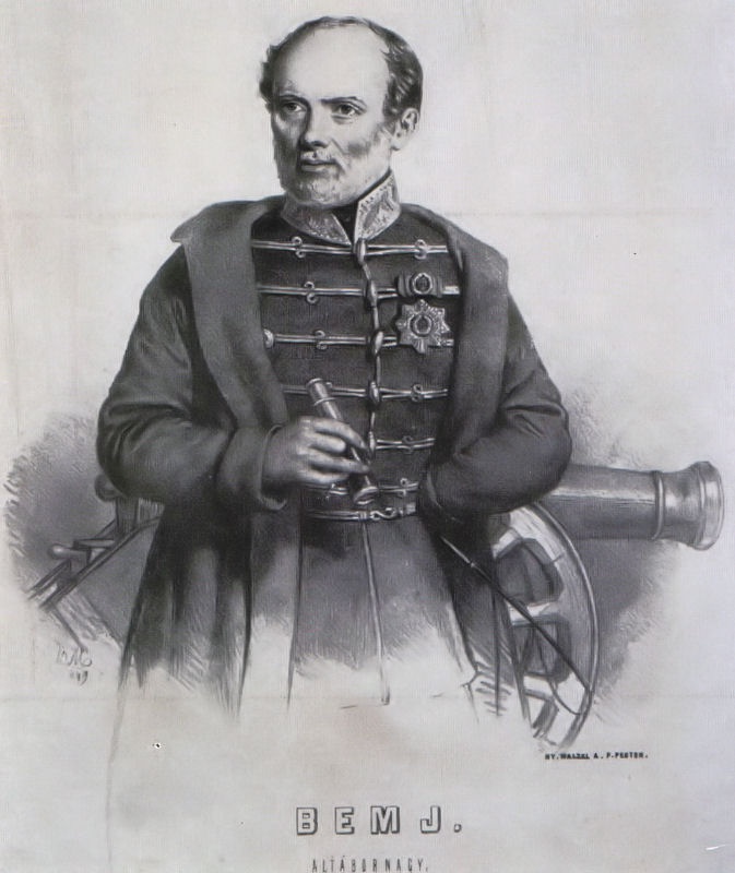 Józef Bem, general of the Hungarian War of Independence.