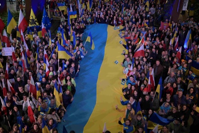 Solidarity rally with Ukraine in Gdańsk
