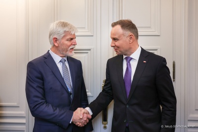 Prezydent Andrzej Duda i czeski prezydent-elekt gen. Petr Pavel