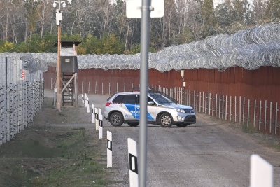 Granica strzeżona przez węgierskich strażników
