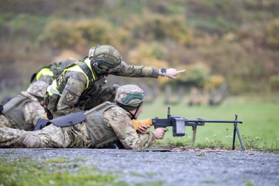 Military training of Ukrainian soldiers