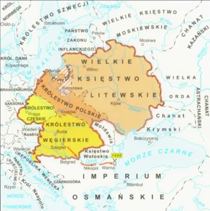 Państwa we władaniu dynastii Jagiellonów