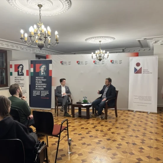 Spotkanie ze studentami Forum Młodych Dyplomatów